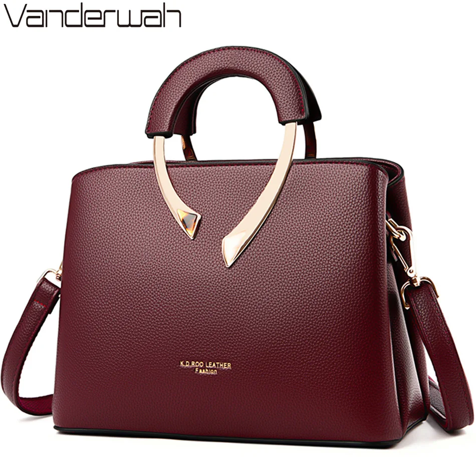 Luxury Bags Reseller - ECHTE VANDERWAH Hohe Qualität Pu Leder