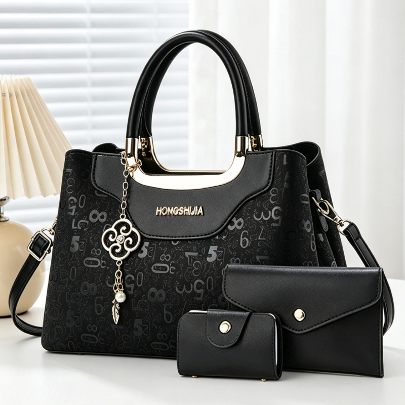 Luxury Bags & Leather Repair Of Atlanta Reviews - 3-teiliges Modisches Damen-Handtaschenset, Leicht Luxuriöse Digital-Bedruckte