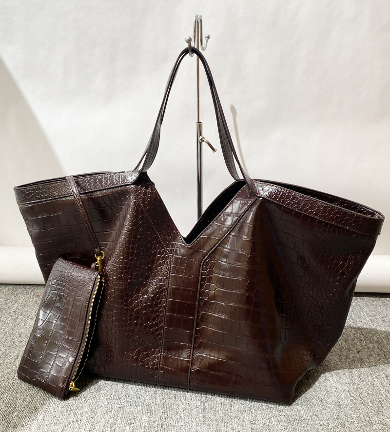 Luxury Bags 2026 - Übergroße Tragetaschen mit Krokodilmuster für Damen,