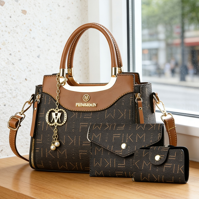 Luxury Bags & Leather Repair Of Atlanta Reviews - 3-teiliges Set luxuriöser, hochwertiger bedruckter Taschen,