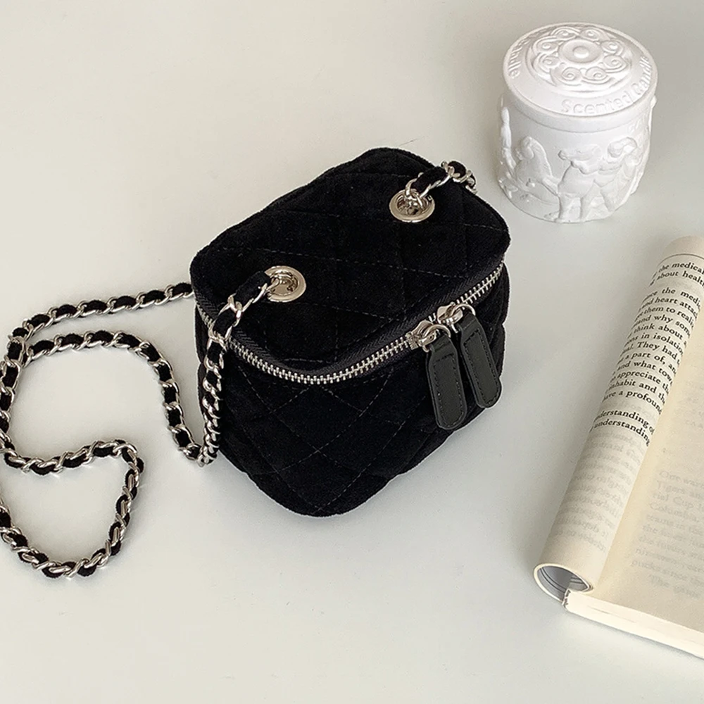 Luxury Bags Sling - Mini-Wildleder-Umhängetasche für Damen, Luxus-Handtasche, 2025, neue