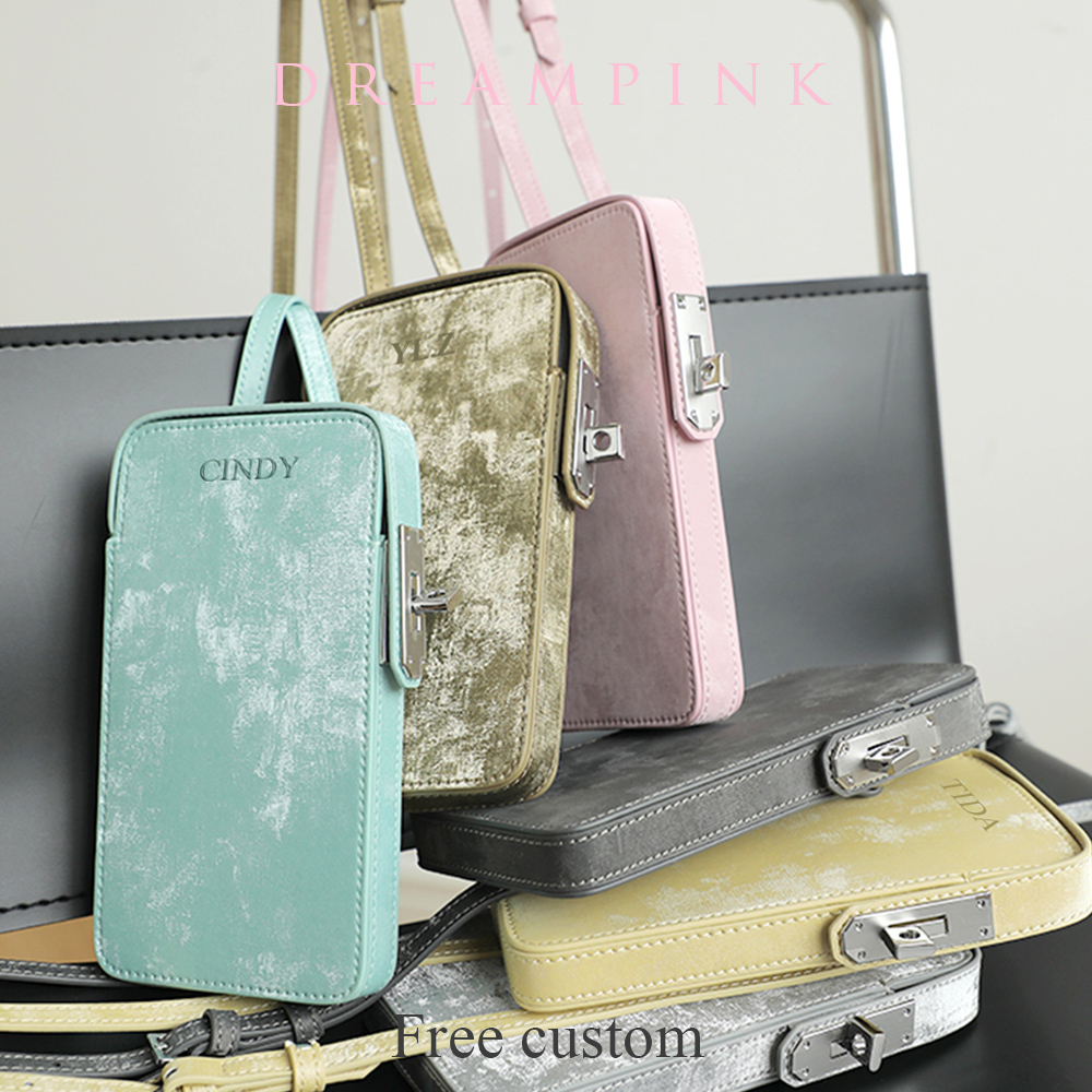 Luxury Bags Sling - Luxus Mode Samt Leder Mini Frauen