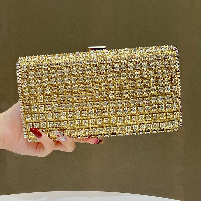 Luxury Bags Reseller - 2026 Luxuriöse Mode Voll-Strass Damen-Abendtasche Marken-High-End