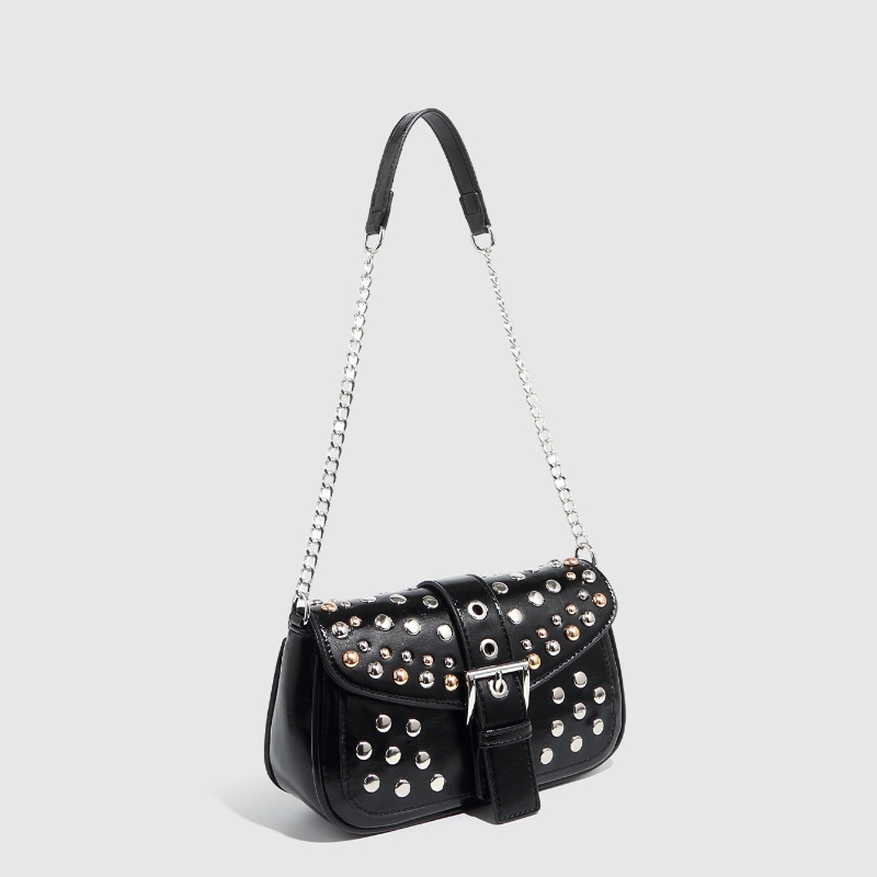 Luxury Y2K Bags - Nieten-Design, PU-Leder, Umhängetaschen für Damen, 2029,