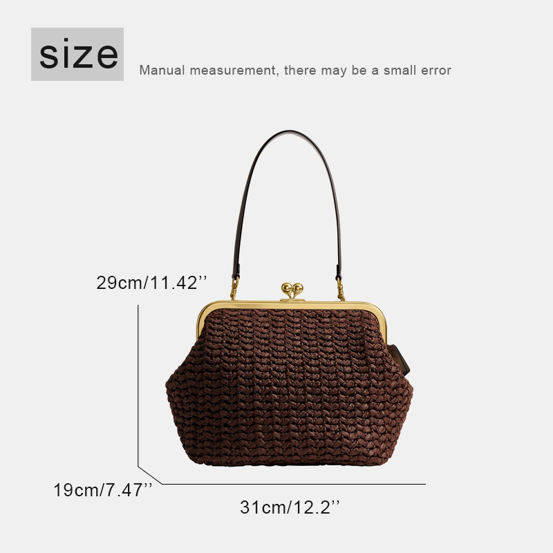 Handgewebte Kisslock-Rahmen-Sc – Luxury Bags 2026 Bewertung und Preis