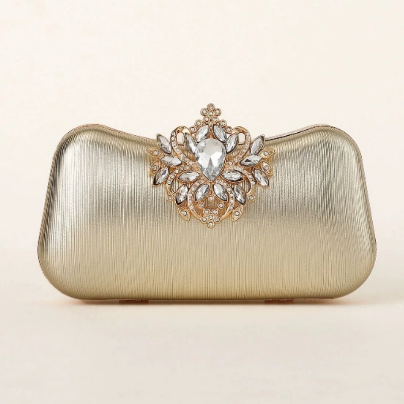 Dunkelgrüne Samt-Clutch Luxuri – Luxury Bags Reseller Bewertung und Preis