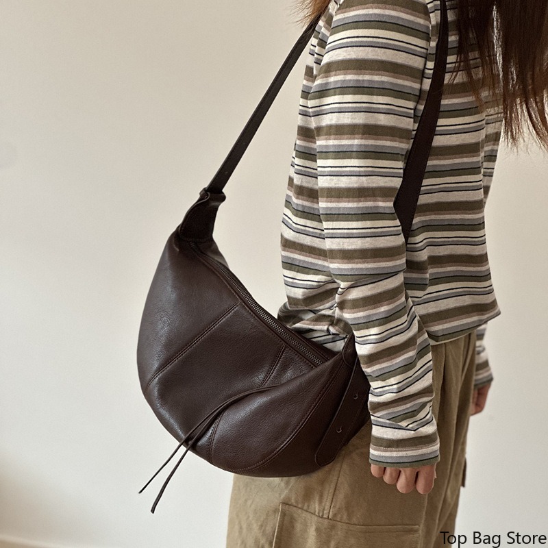 Echte Leder-Hobo-Tasche für Da – Quiet Luxury Bags Crossbody Bewertung und Preis