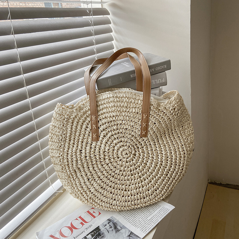 Sommer Runde Stroh Taschen für – Luxury Beach Bags Ysl Bewertung und Preis