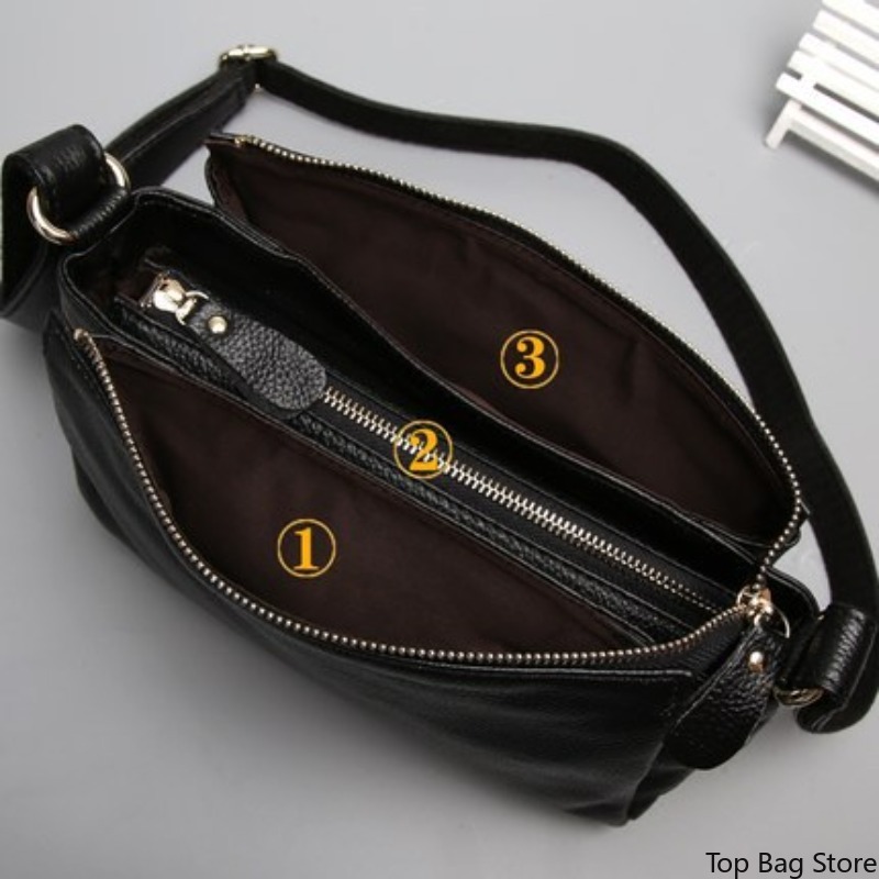 Echte Leder-Umhängetasche für  – Quiet Luxury Bags Crossbody Bewertung und Preis
