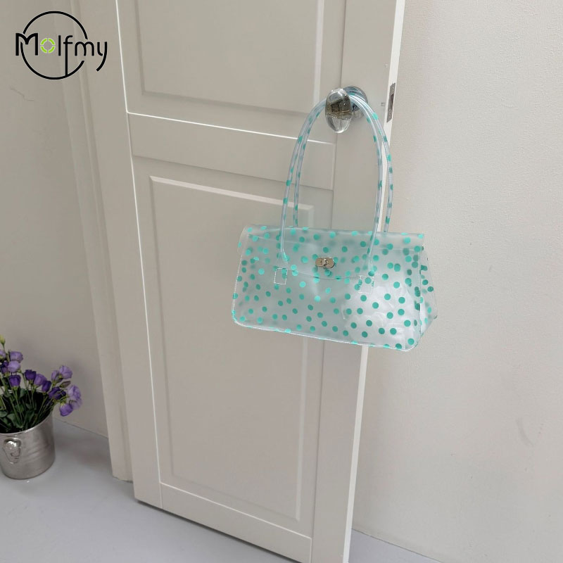 Y2K Gepunktete PVC Jelly Firki – Luxury Y2K Bags Bewertung und Preis