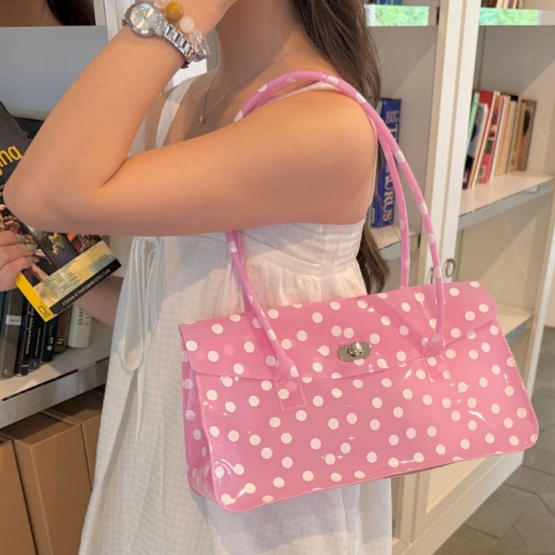 Y2K Gepunktete PVC Jelly Firki – Luxury Y2K Bags Bewertung und Preis