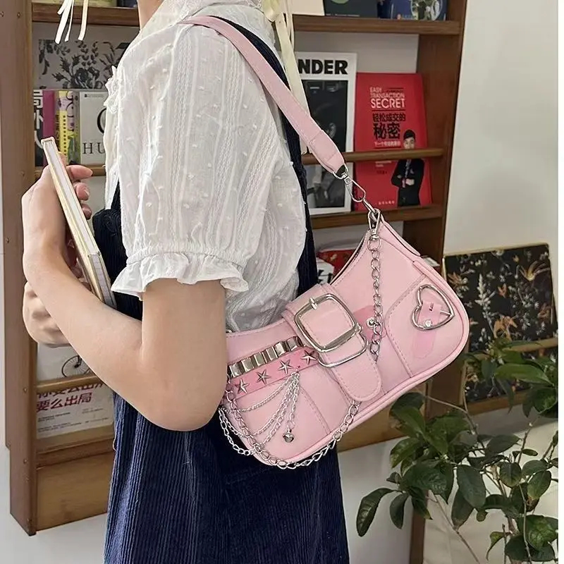 Luxuriöse Y2K PU-Leder Schulte – Luxury Y2K Bags Bewertung und Preis