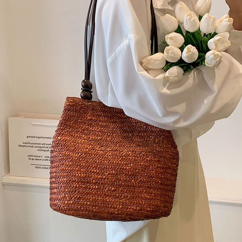 Lässige stroh gewebte Umhänget – Luxury Beach Bags Ysl Bewertung und Preis