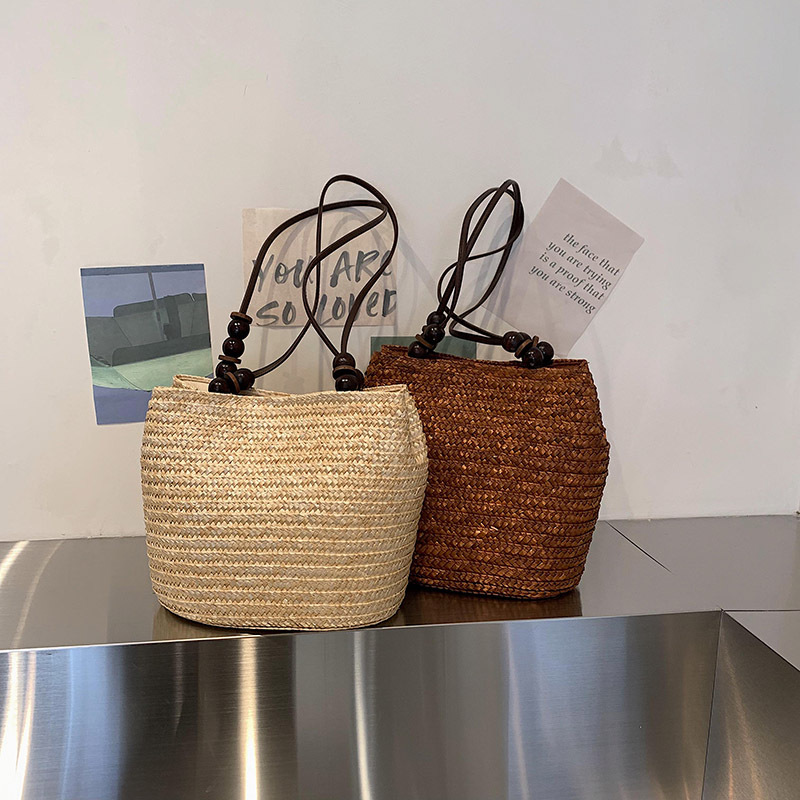 Lässige stroh gewebte Umhänget – Luxury Beach Bags Ysl Bewertung und Preis
