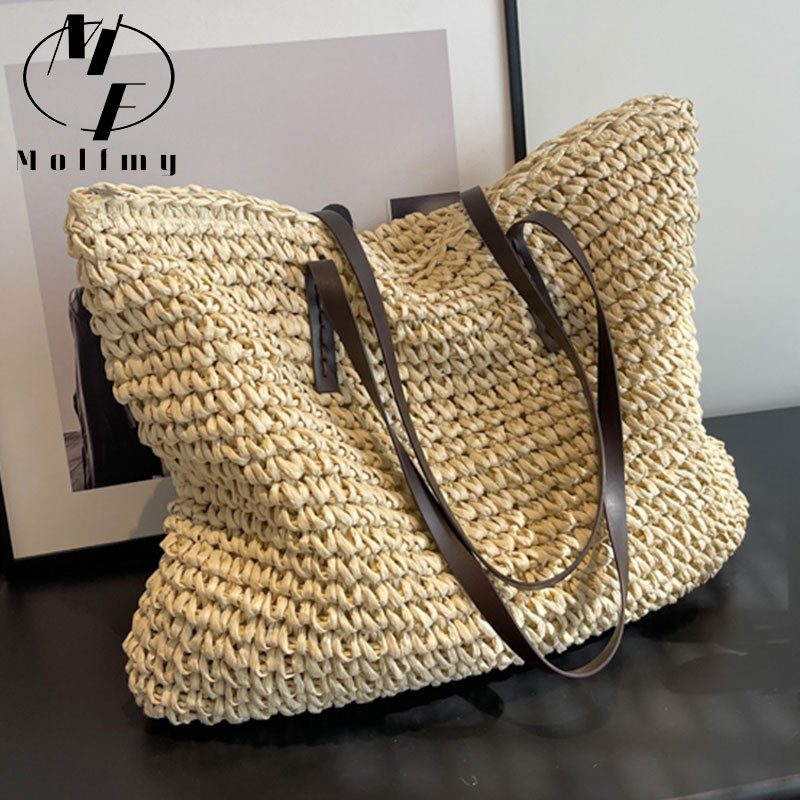 Strohgewebte Tragetaschen, läs – Luxury Bags Reseller Bewertung und Preis