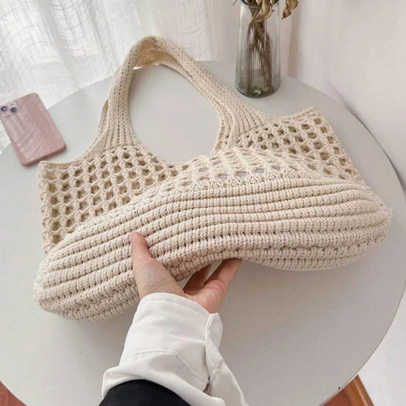 Häkel-Einkaufstasche für Damen – Luxury Beach Bags Ysl Bewertung und Preis