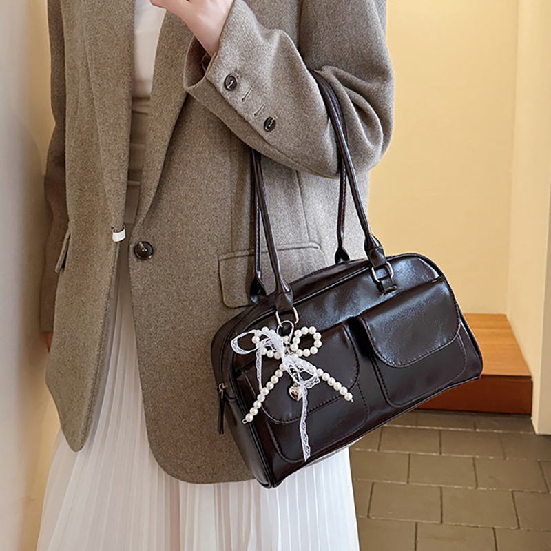Neue Große Kapazität Braun Bow – Luxury Bags Vip Bewertung und Preis