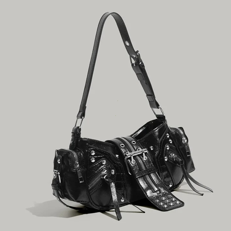 Gothic Nieten-Handtasche Gürte – Luxury Y2K Bags Bewertung und Preis